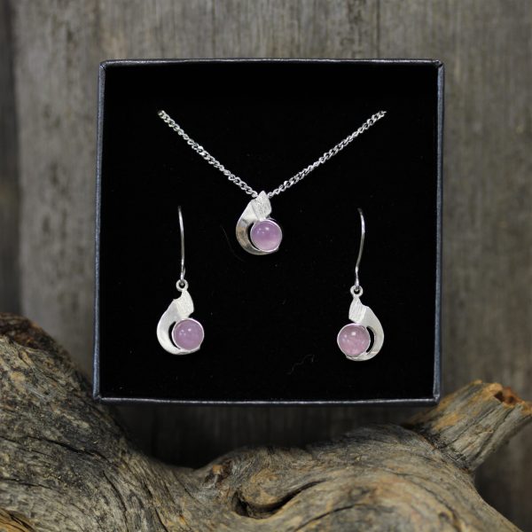 Northern Lights amethyst set
