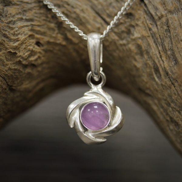 Fell's Blossom amethyst pendant