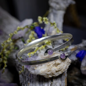 Northern lights amethyst bracelet
