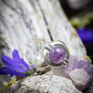 Quiet Waters amethyst ring