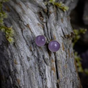 Dew drop amethyst earrings 6mm